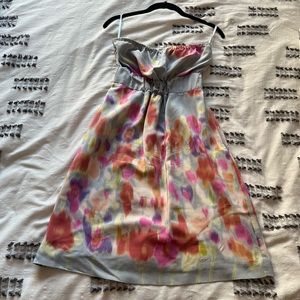 Patterned tube top dress